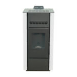 Pelletofen BELLEZA TITAN 15 kW, weiß – Bild 3